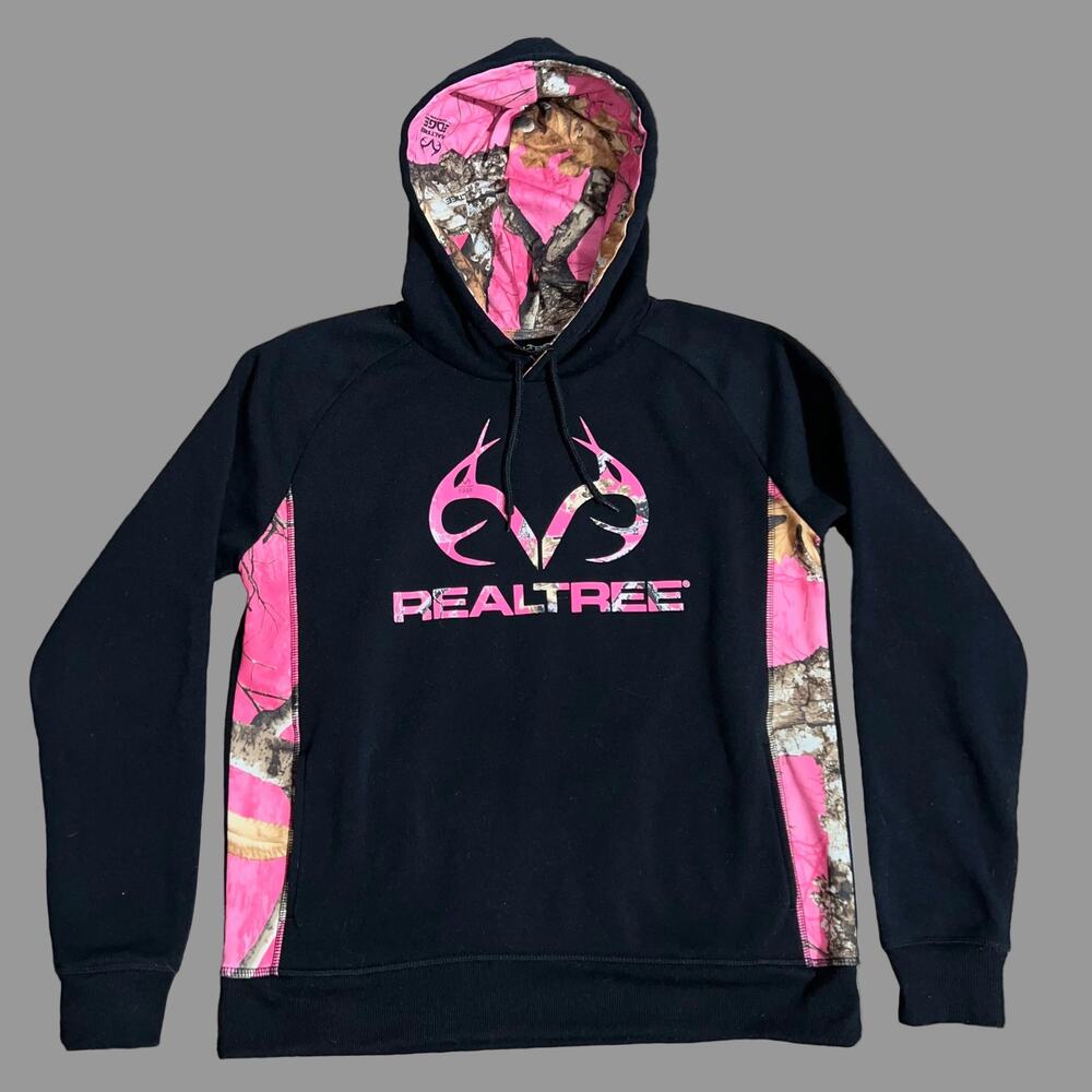 Realtree Pink Camo Hoodie – Women's Size Medium